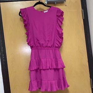 New with tags on! Never worn before! TCEC size small magenta dress